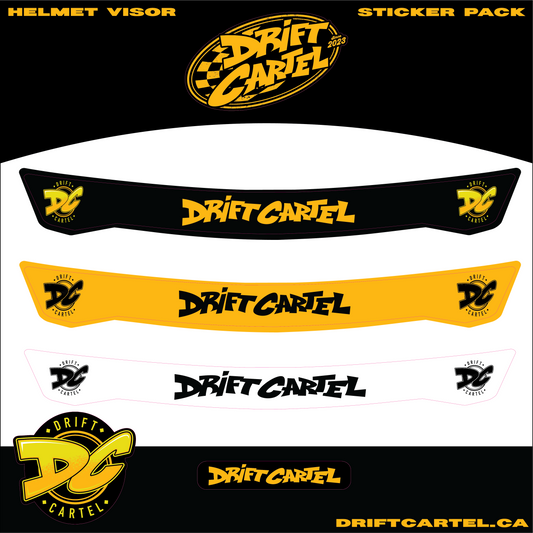 Helmet Visor Sticker Pack